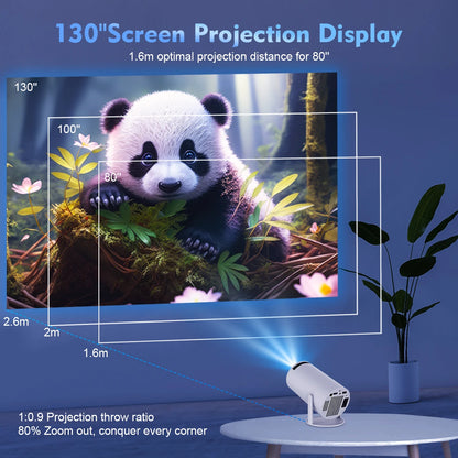 Magcubic HY300 Pro 4K Projector, Android 11, WiFi 6, 260ANSI, portable